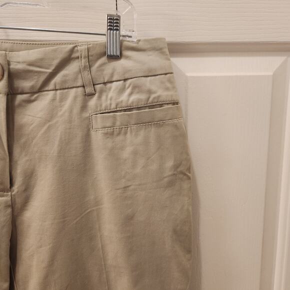 Will Smith Women's size 12  Khaki Capri Pants Front and Back  Pockets - Picture 4 of 9